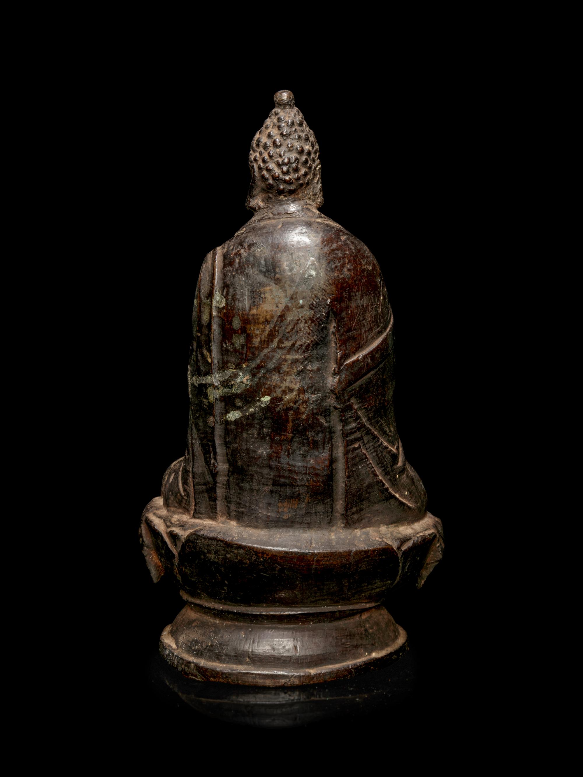 A Bronze Figure of Buddha Shakyamuni
