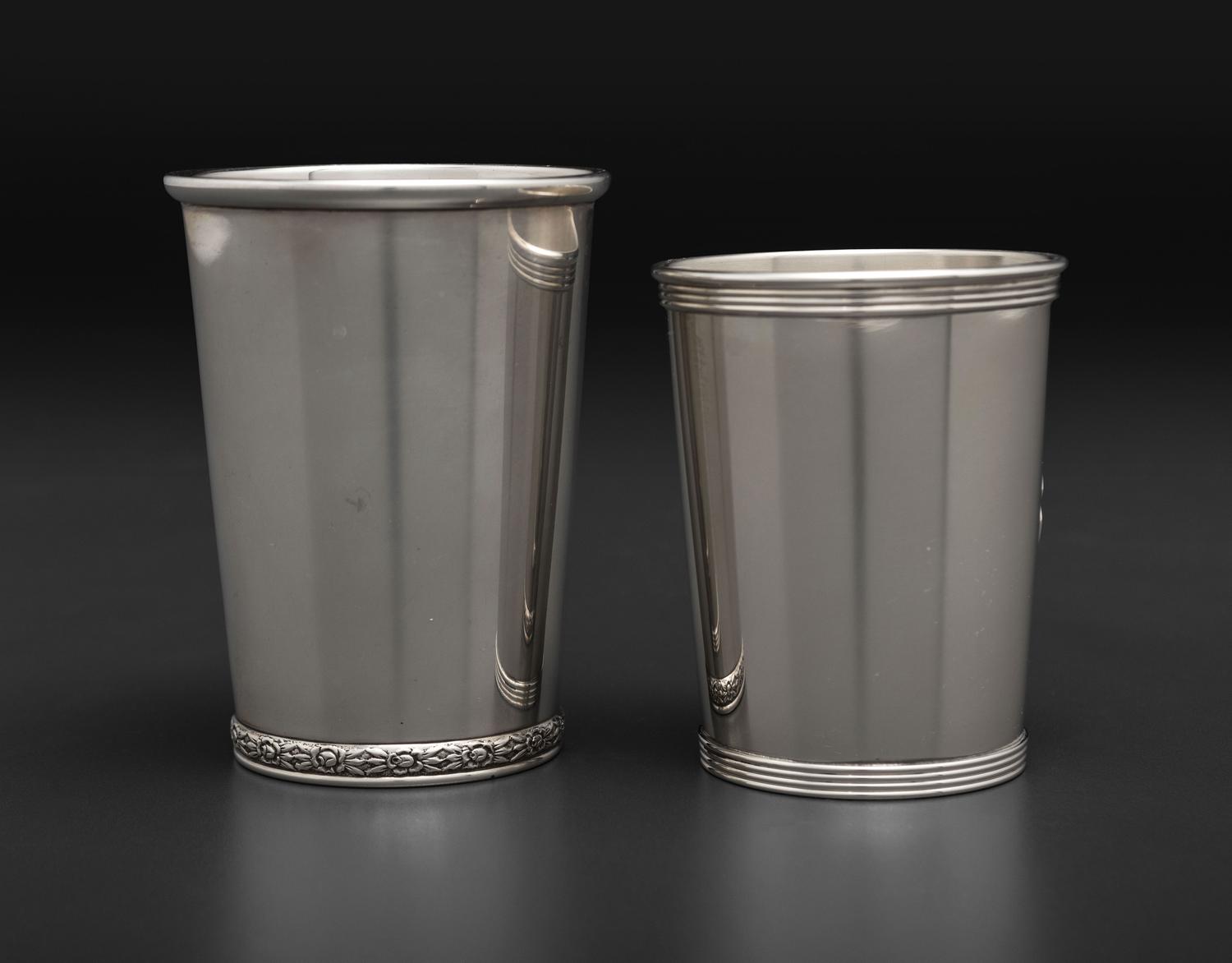 Two American Silver Commemorative Julep Cups
