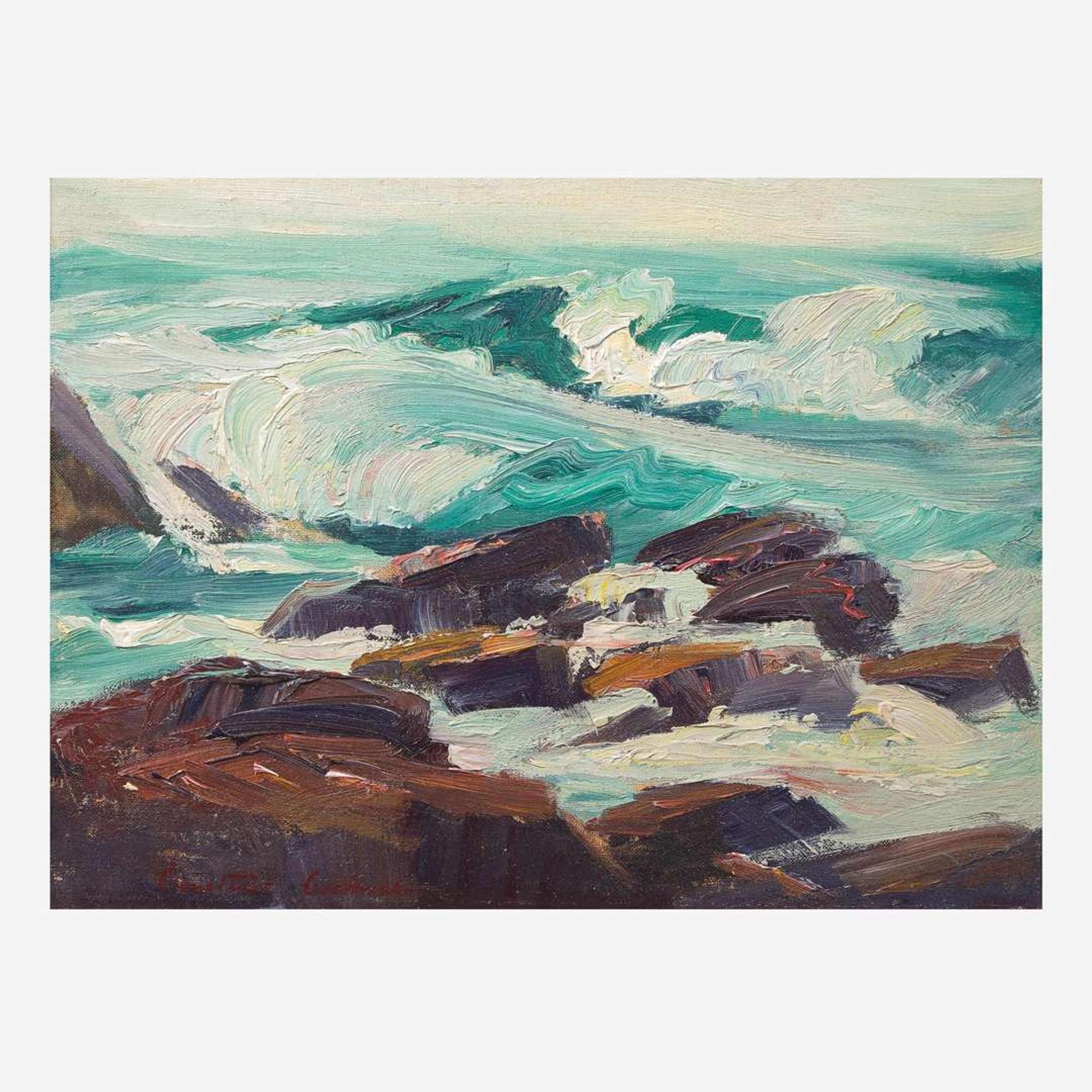 Constance Cochrane (American, 1888-1962) Jagged Coast
