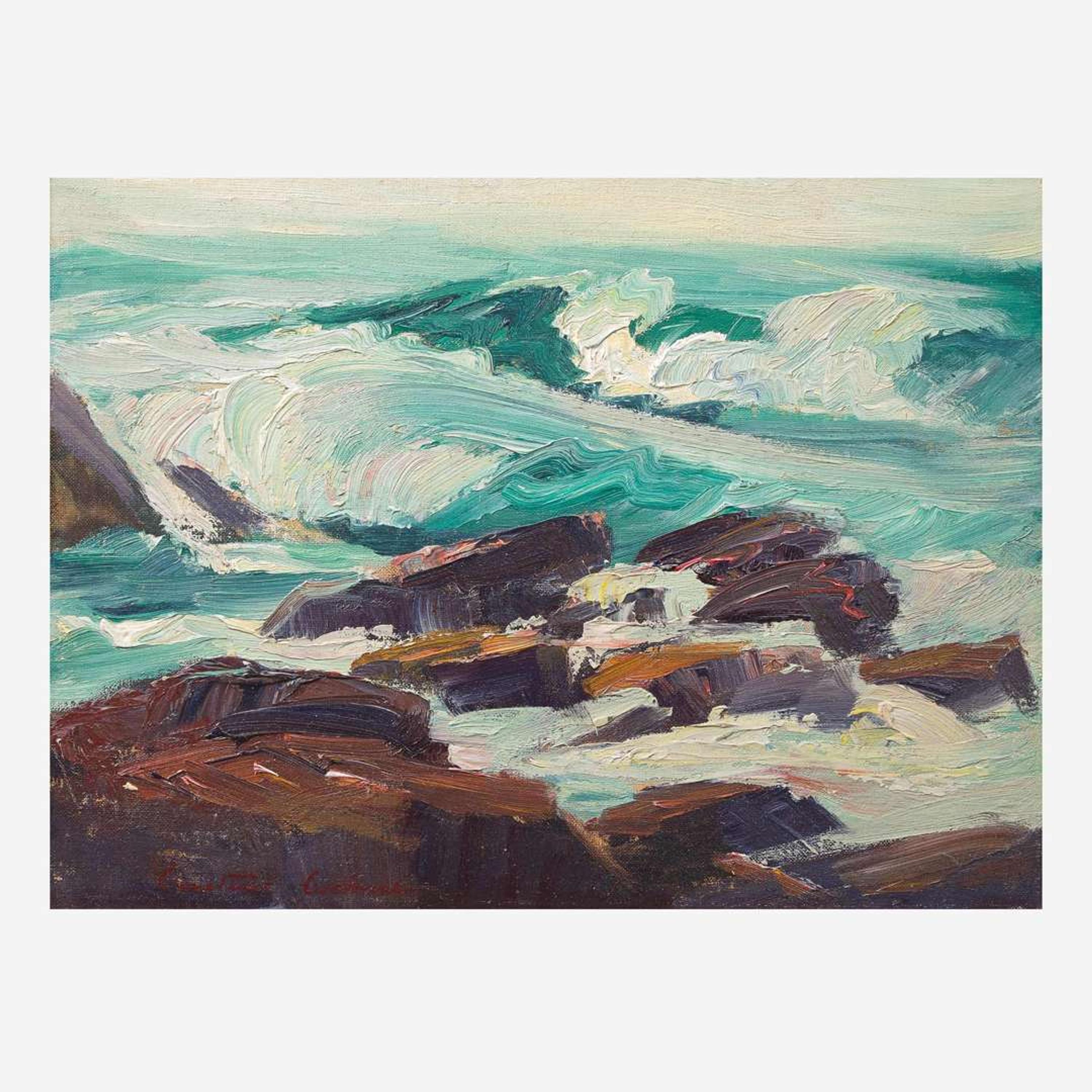 Constance Cochrane (American, 1888-1962) Jagged Coast