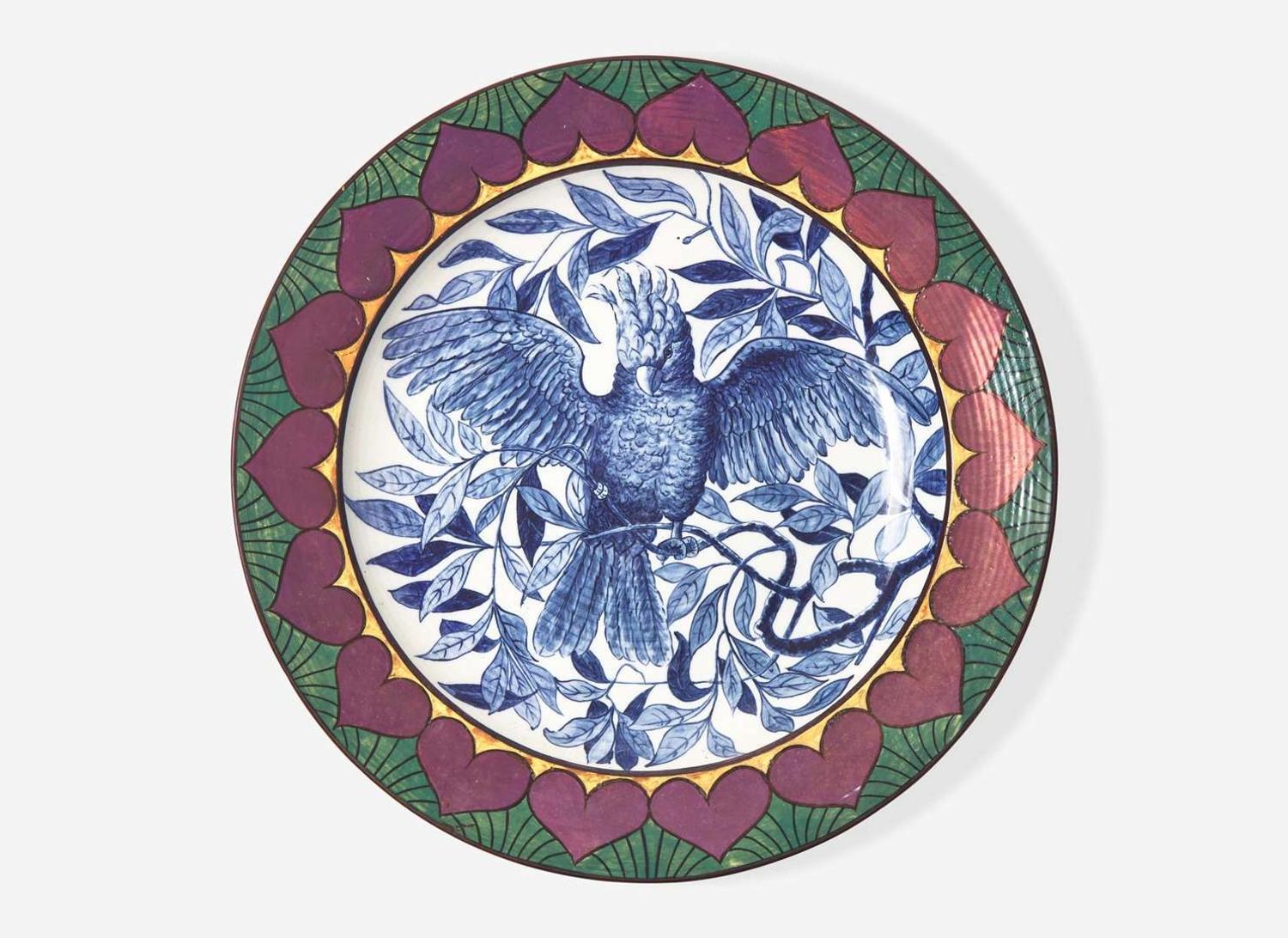A Large Wedgwood Hand Painted Charger, UK, circa 1910