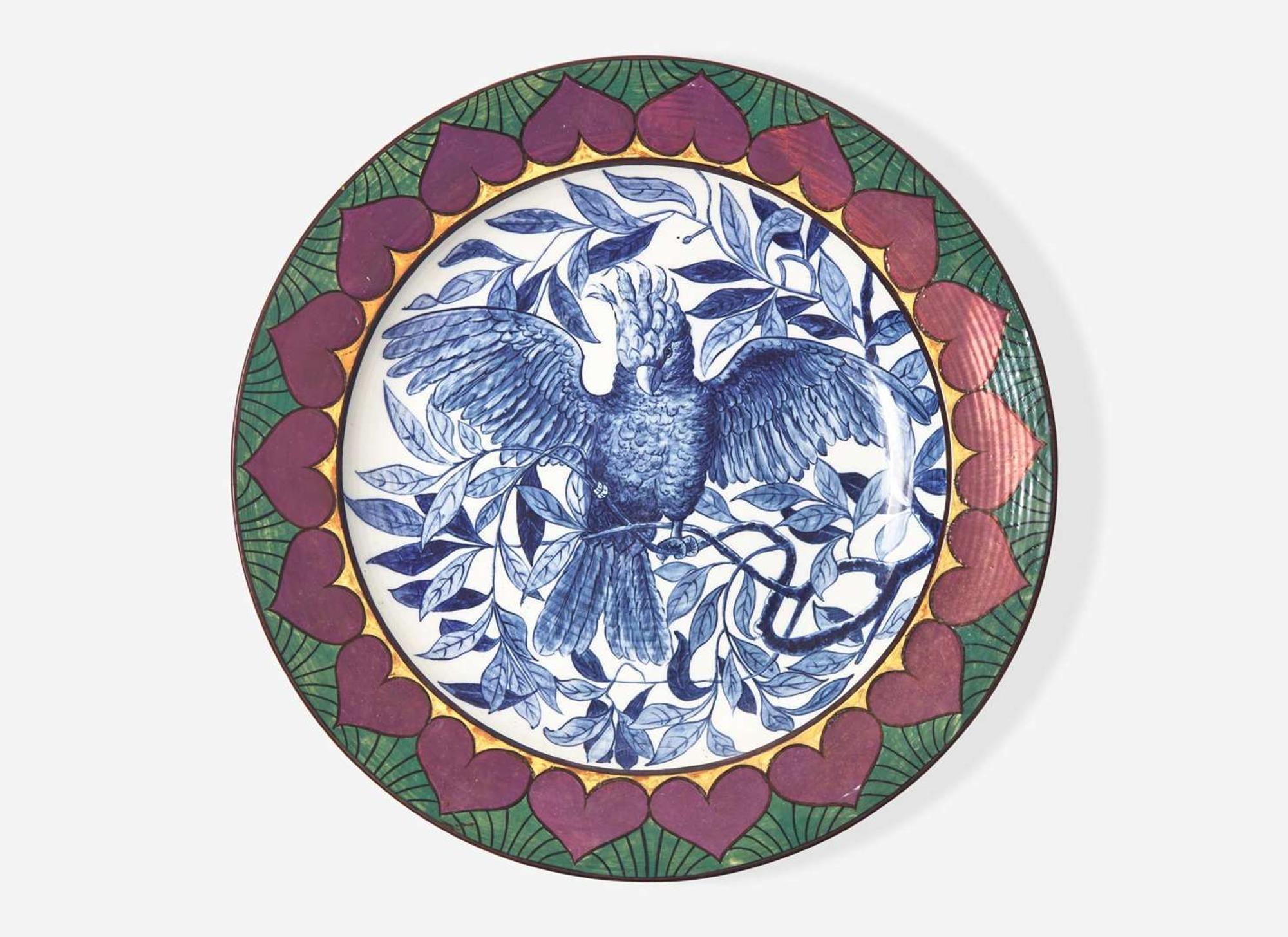 A Large Wedgwood Hand Painted Charger, UK, circa 1910