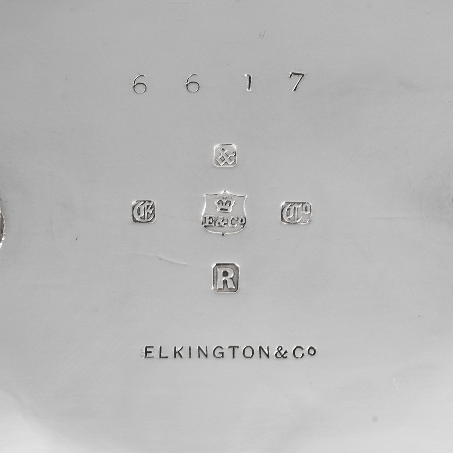 An Elkington Silver-Plate Standish