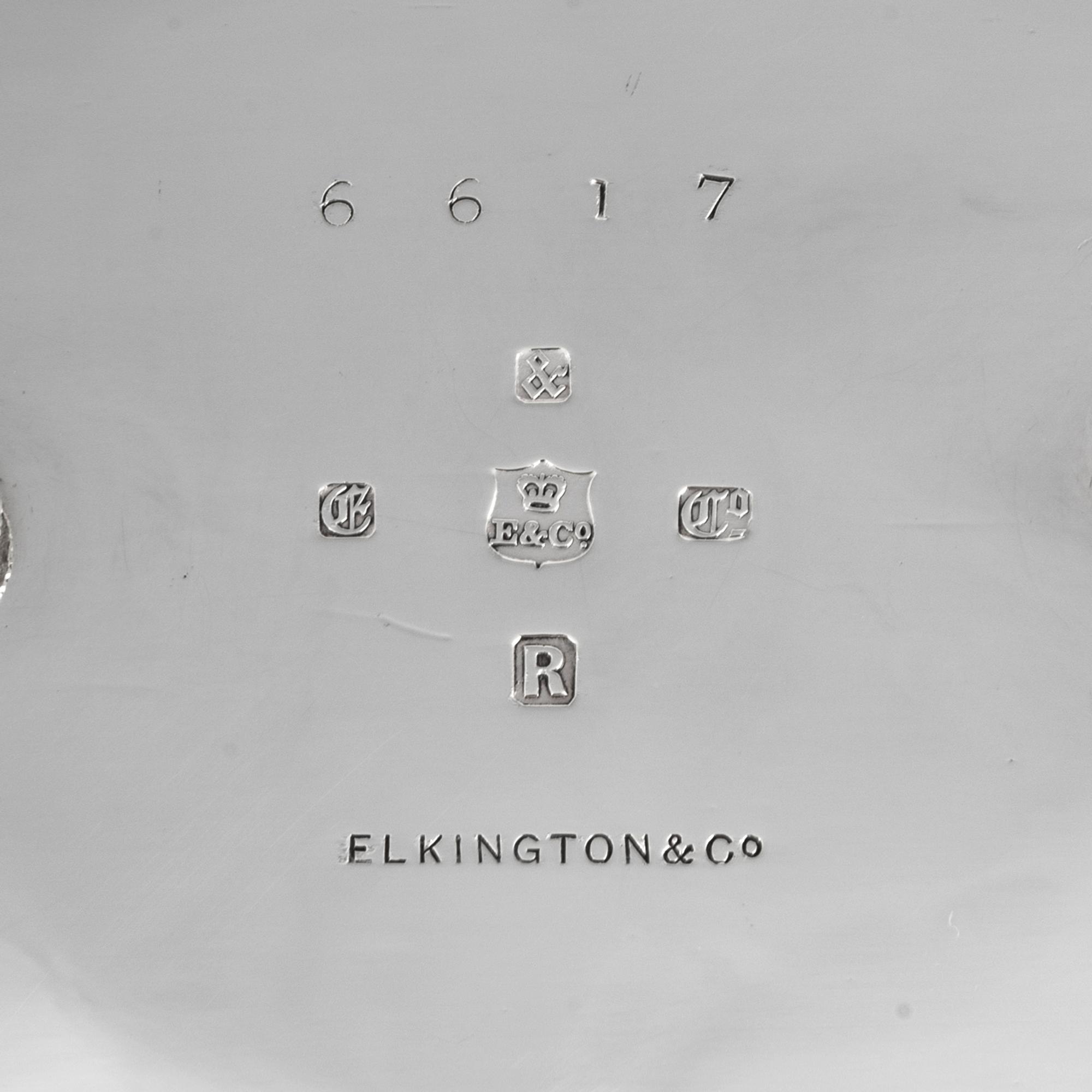 An Elkington Silver-Plate Standish
