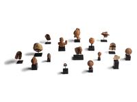 Sixteen Greco-Roman Terracotta Heads and Figures