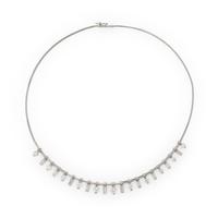 DIAMOND AND WHITE GOLD COLLAR NECKLACE