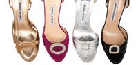Four Pairs of Manolo Blahnik Shoes