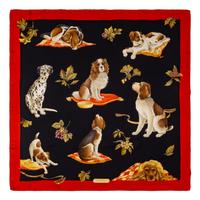 Four Salvatore Ferragamo Scarves