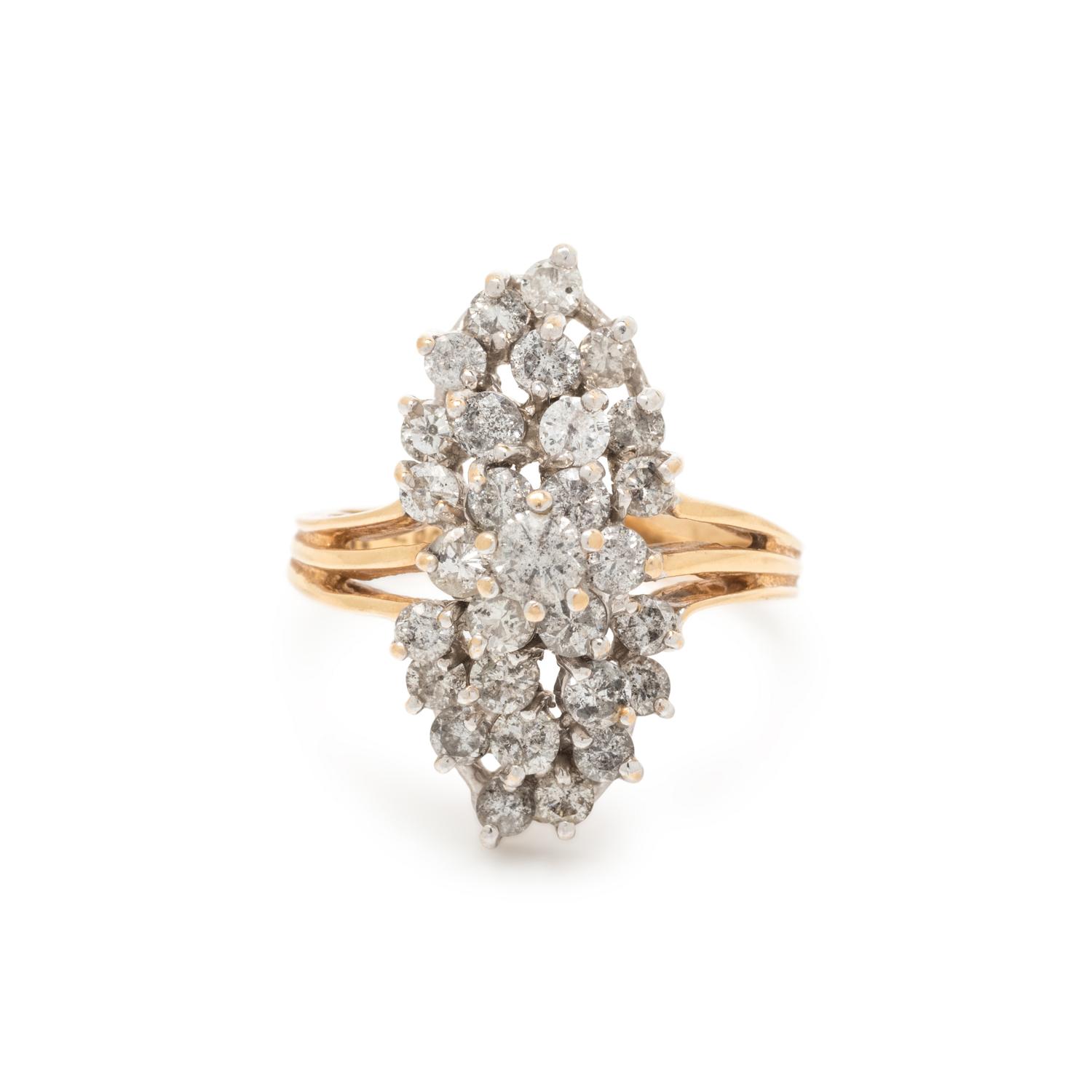 DIAMOND CLUSTER RING