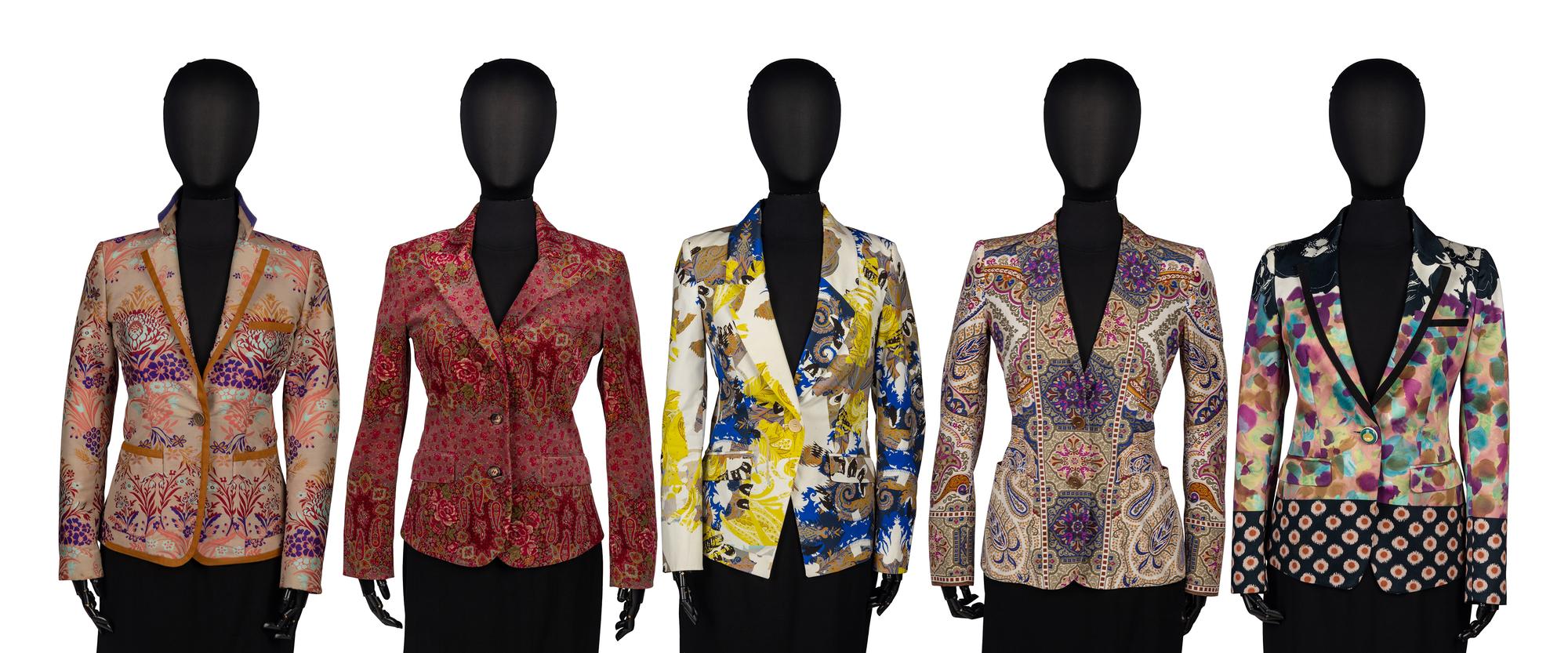 A Group of Five Etro Jackets