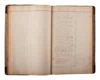 [NATIVE AMERICAN] -- [OKLAHOMA TERRITORY]. Manuscript ledger from trading post at Cloud Chief, Oklahoma Territory, with detailed purchase records for members of the Cheyenne and Arapaho Tribe, ca 1903-1904.