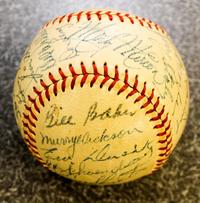 An Autographed St. Louis Cardinals Baseball.