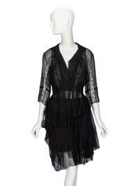 Nina Ricci & Christian Dior, Silk Blouse & Skirt