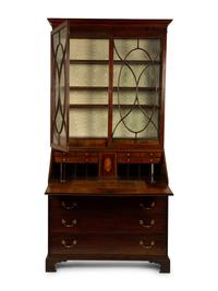 A George III Mahogany Secretary Cabinet — 18TH CENTURY
