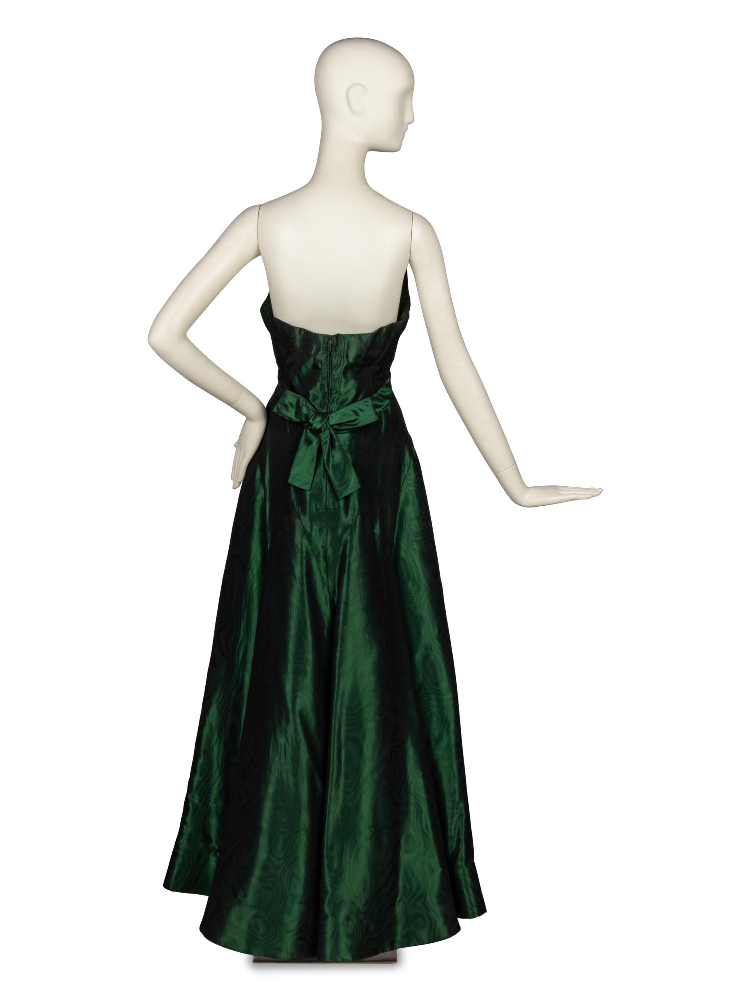 Arnold Scaasi; Custom Gown, Stole, and Matching Shoes