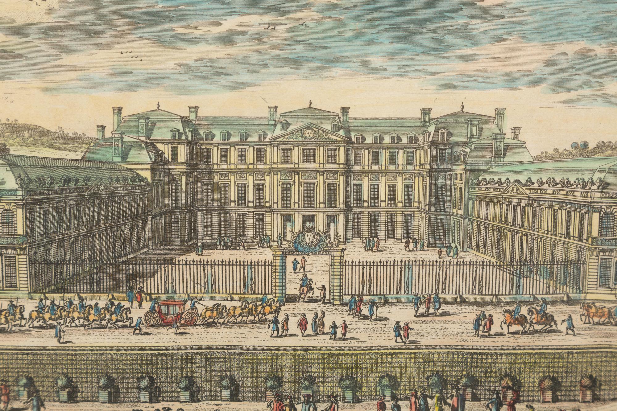 Two French Hand Colored Engravings