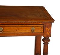 An English Arts and Crafts Style Stained Oak Writing Desk