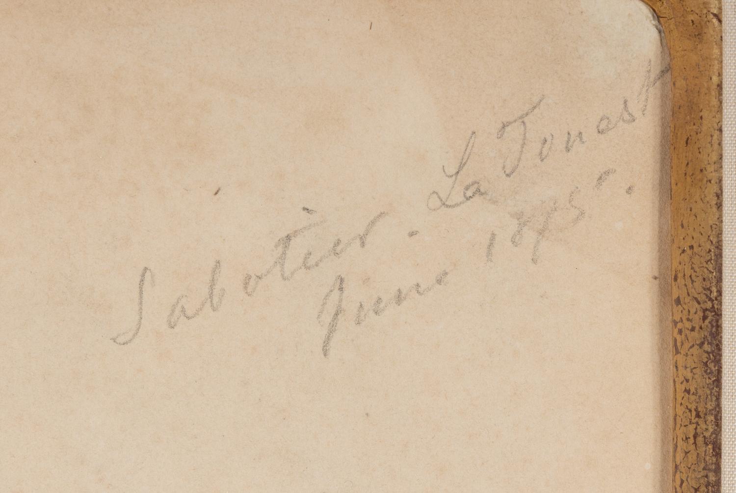 Sabotier, La Tonest, 1875