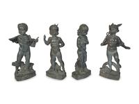 Four Works from The Childhood of Gods Series: Mercury , Venus , Apollo and Diana