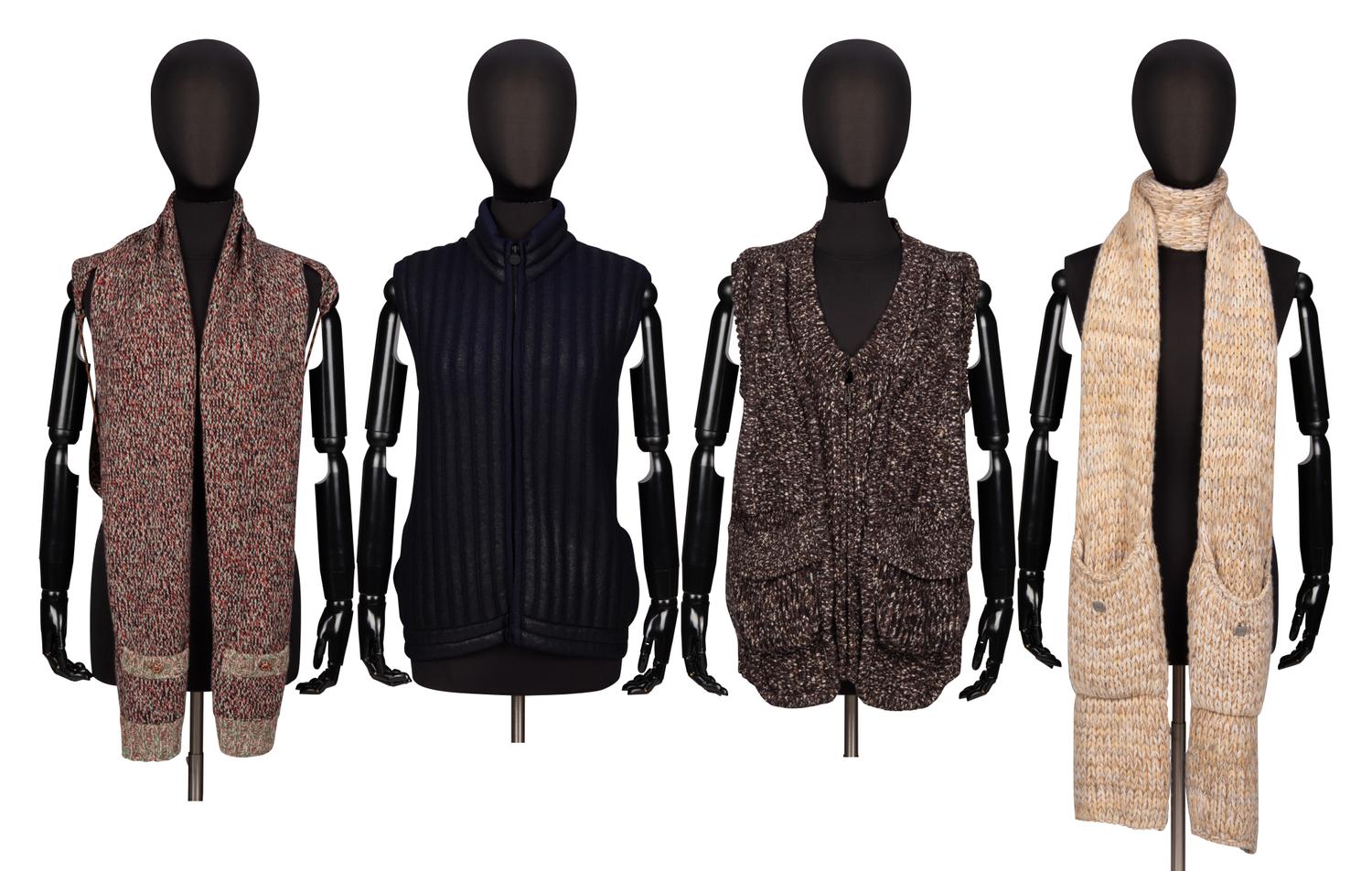 Chanel & YSL, Four Knitwear Pieces
