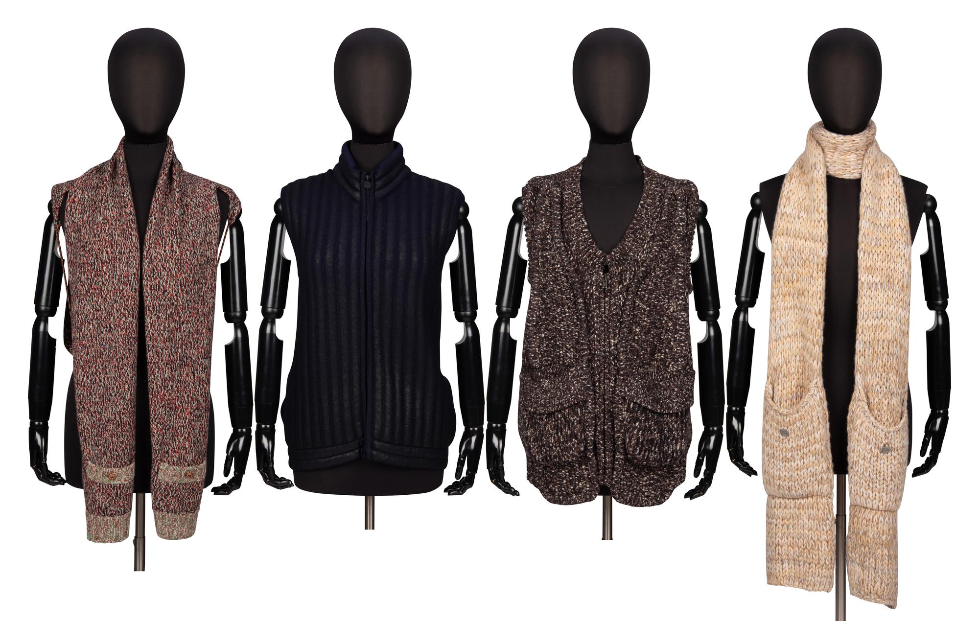 Chanel & YSL, Four Knitwear Pieces