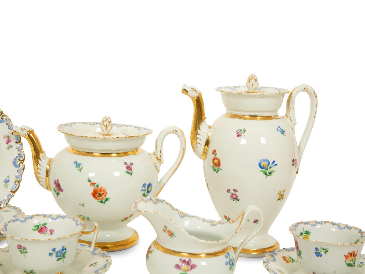 A Meissen Porcelain Dessert Service