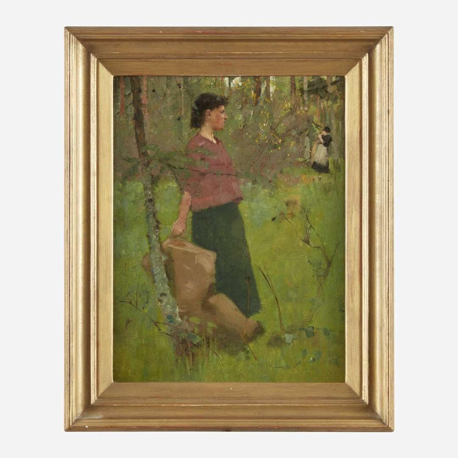 Alexander Mann (Scottish, 1853–1908) Gathering Wood