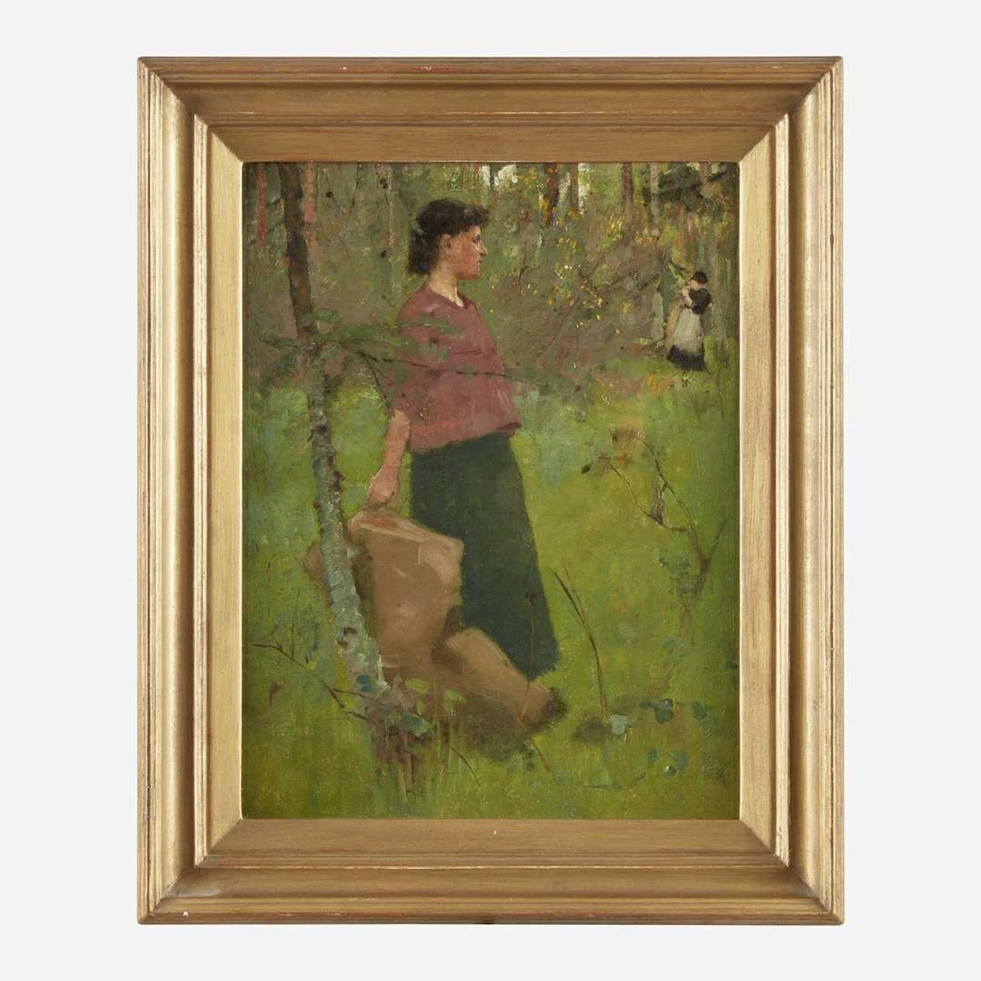 Alexander Mann (Scottish, 1853–1908) Gathering Wood