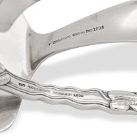 A Sterling Silver Asparagus Tongs and Fork