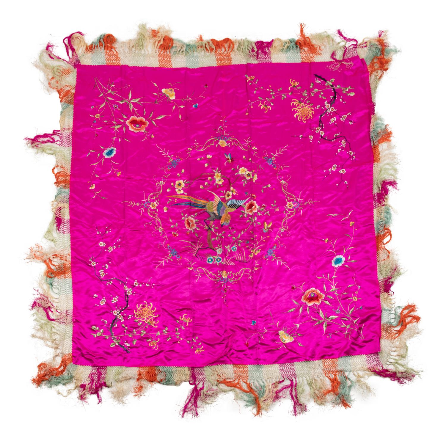 Twenty Five Chinese Embroidered Silk Panels