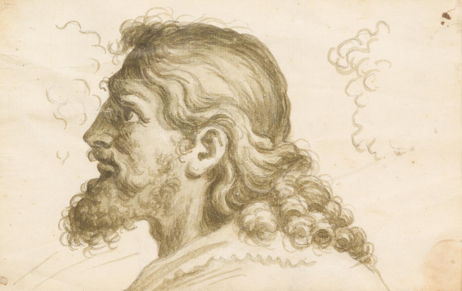 Attributed to Andrea Del Sarto, (Italian, 1486-1530), Head of a Man
