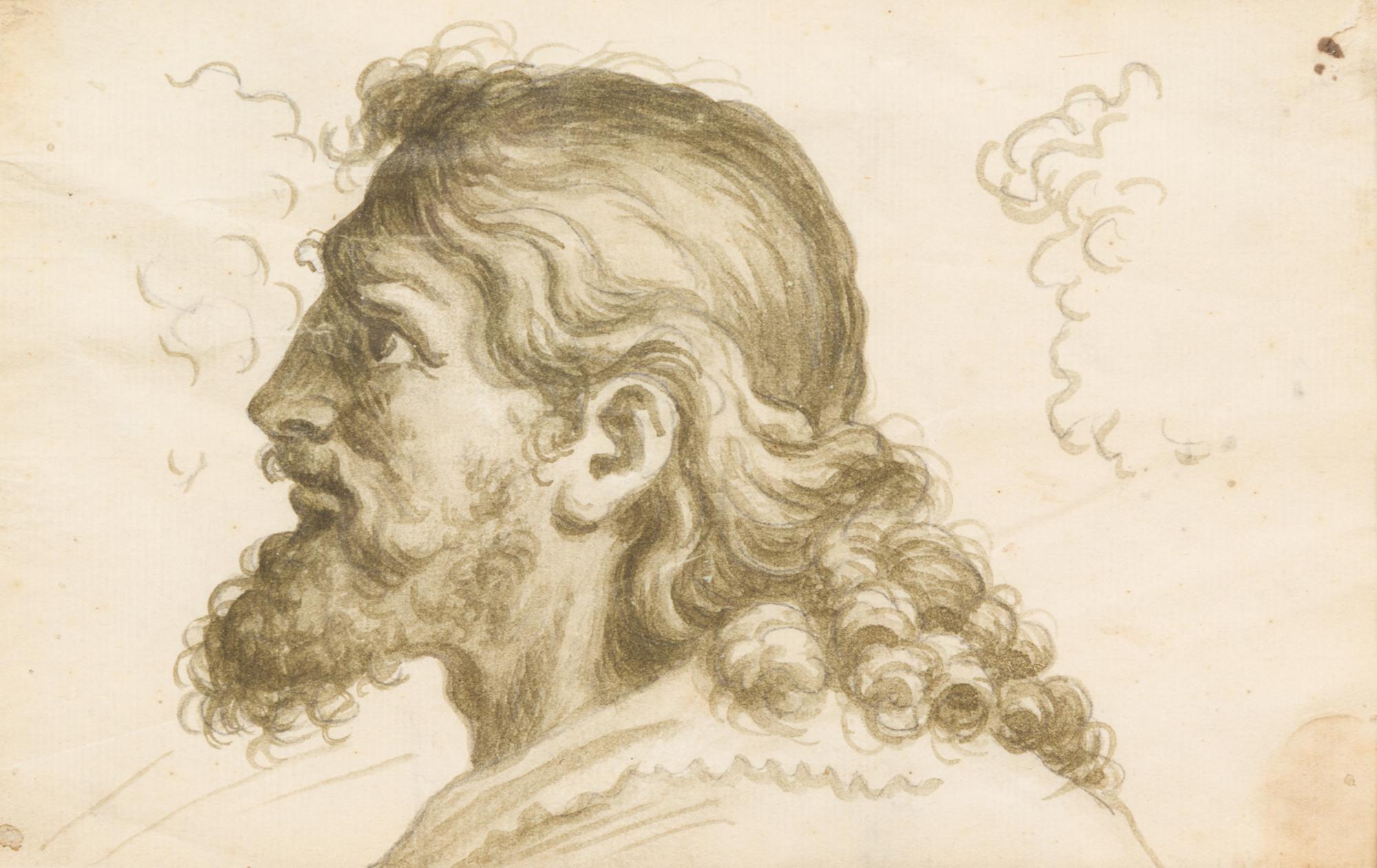 Attributed to Andrea Del Sarto, (Italian, 1486-1530), Head of a Man