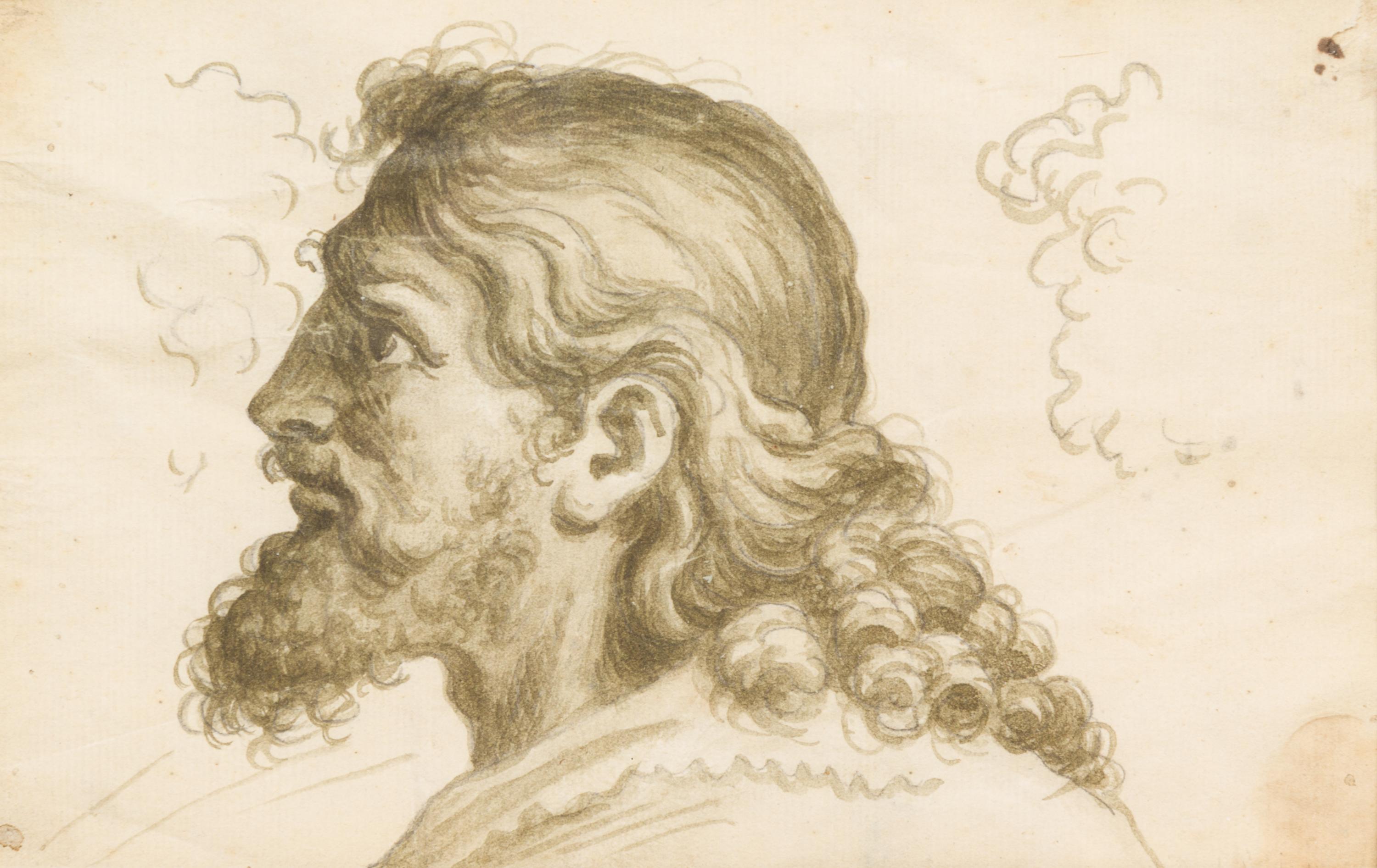 Attributed to Andrea Del Sarto, (Italian, 1486-1530), Head of a Man
