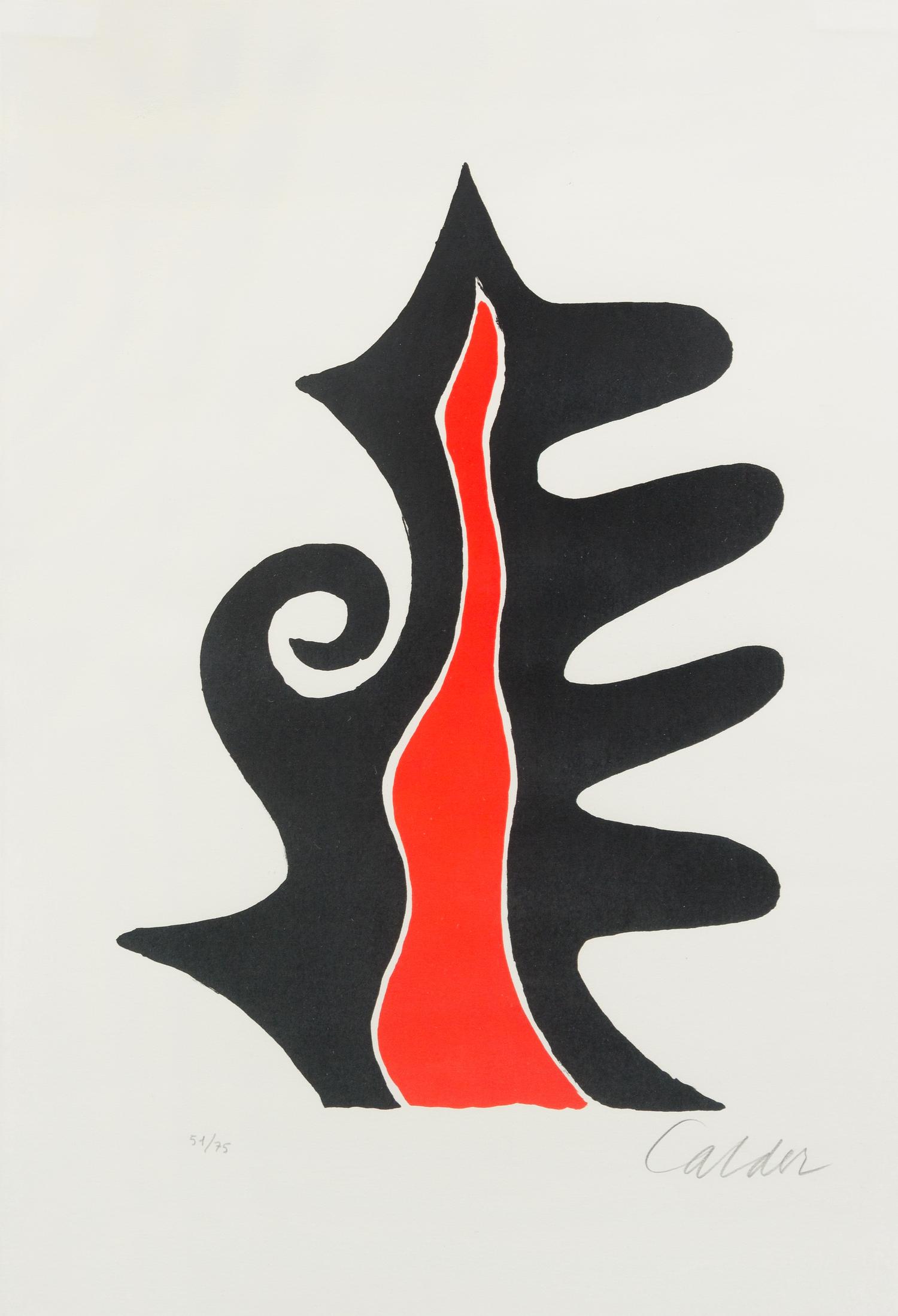Alexander Calder, (American, 1898-1976), Flamme interieure, 1973