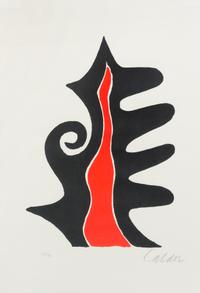 Alexander Calder, (American, 1898-1976), Flamme interieure, 1973