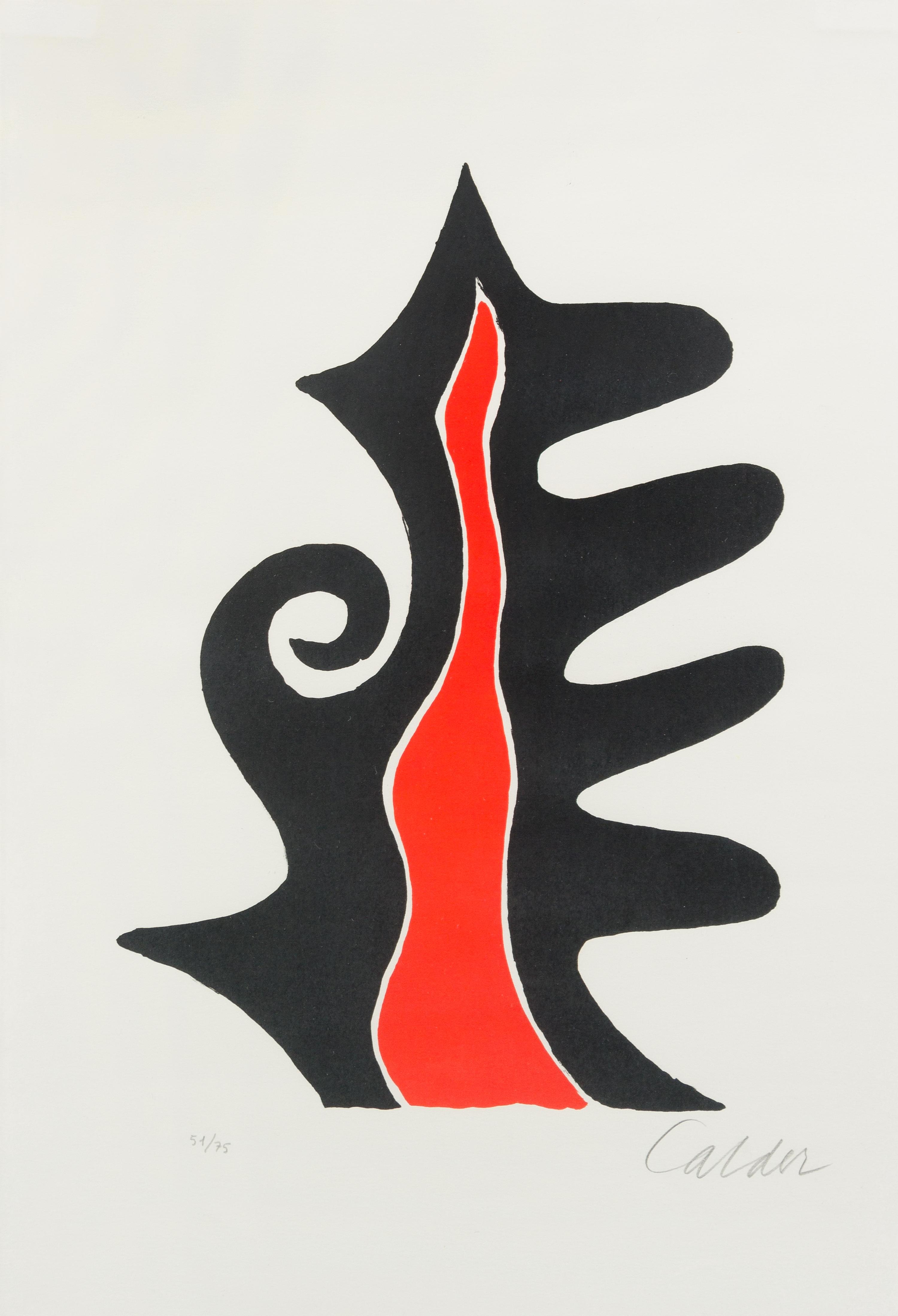 Alexander Calder, (American, 1898-1976), Flamme interieure, 1973