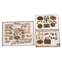 Lot of Three Riker Cases of Northern Virginia Dug Civil War Relics