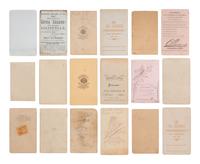 [EARLY PHOTOGRAPHY]. 30 CDVs of circus performers and sideshow acts, incl. portraits by EISENMANN.