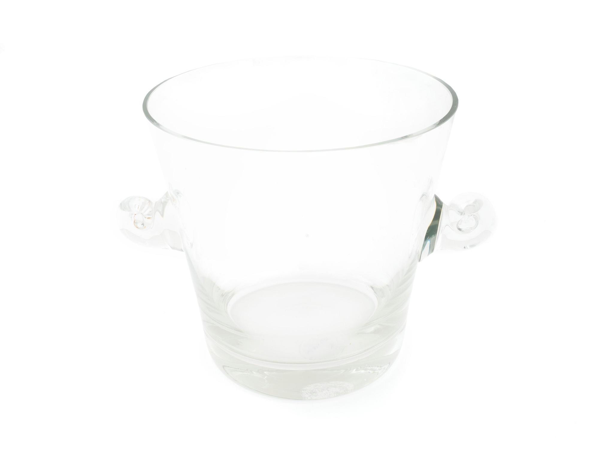 A Tiffany & Co. Glass Ice Bucket — 20TH CENTURY