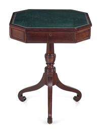 A Regency Style Mahogany Small Writing Table