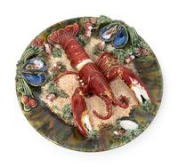 A Contemporary Palissy Ware Charger — GEOFFREY LUFF, 20TH CENTURY