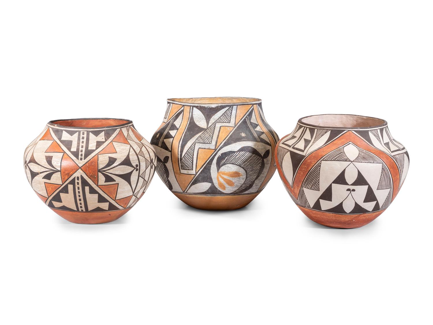 Acoma Polychrome Pottery