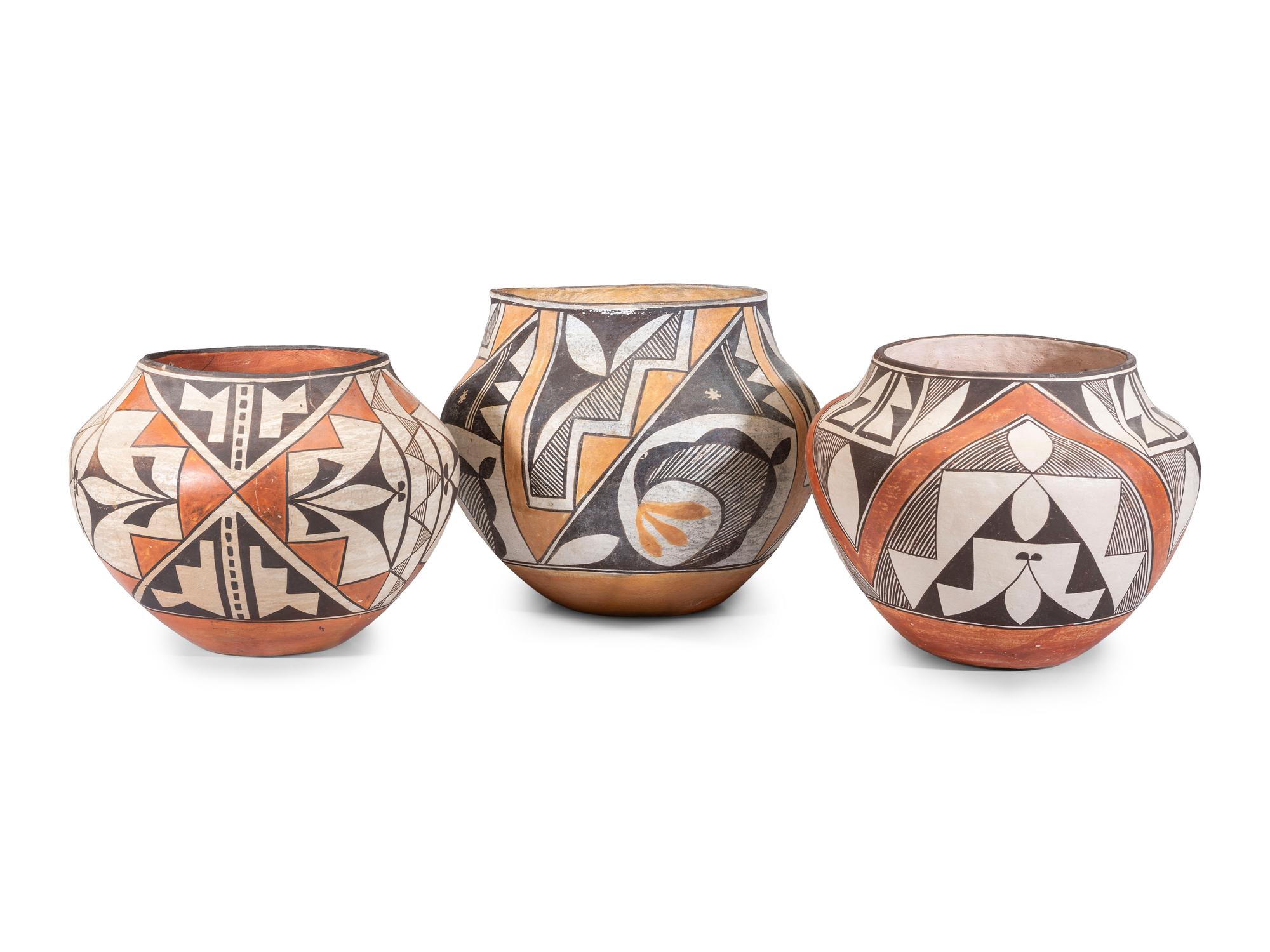 Acoma Polychrome Pottery