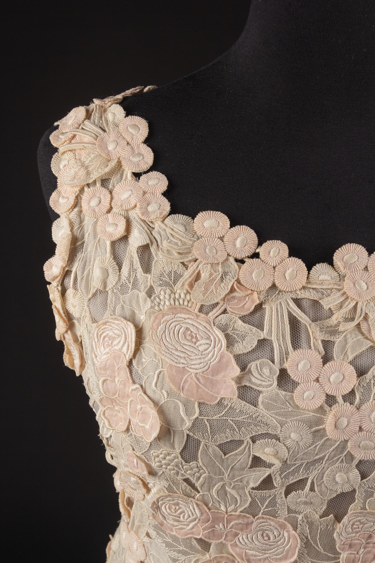 Christian Dior by Yves Saint Laurent Haute Couture Dress and Shoes, Spring-Summer 1958 — Worn by Dame Olivia de Havilland