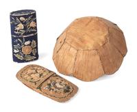 Huron Moose Hair Embroidered Containers