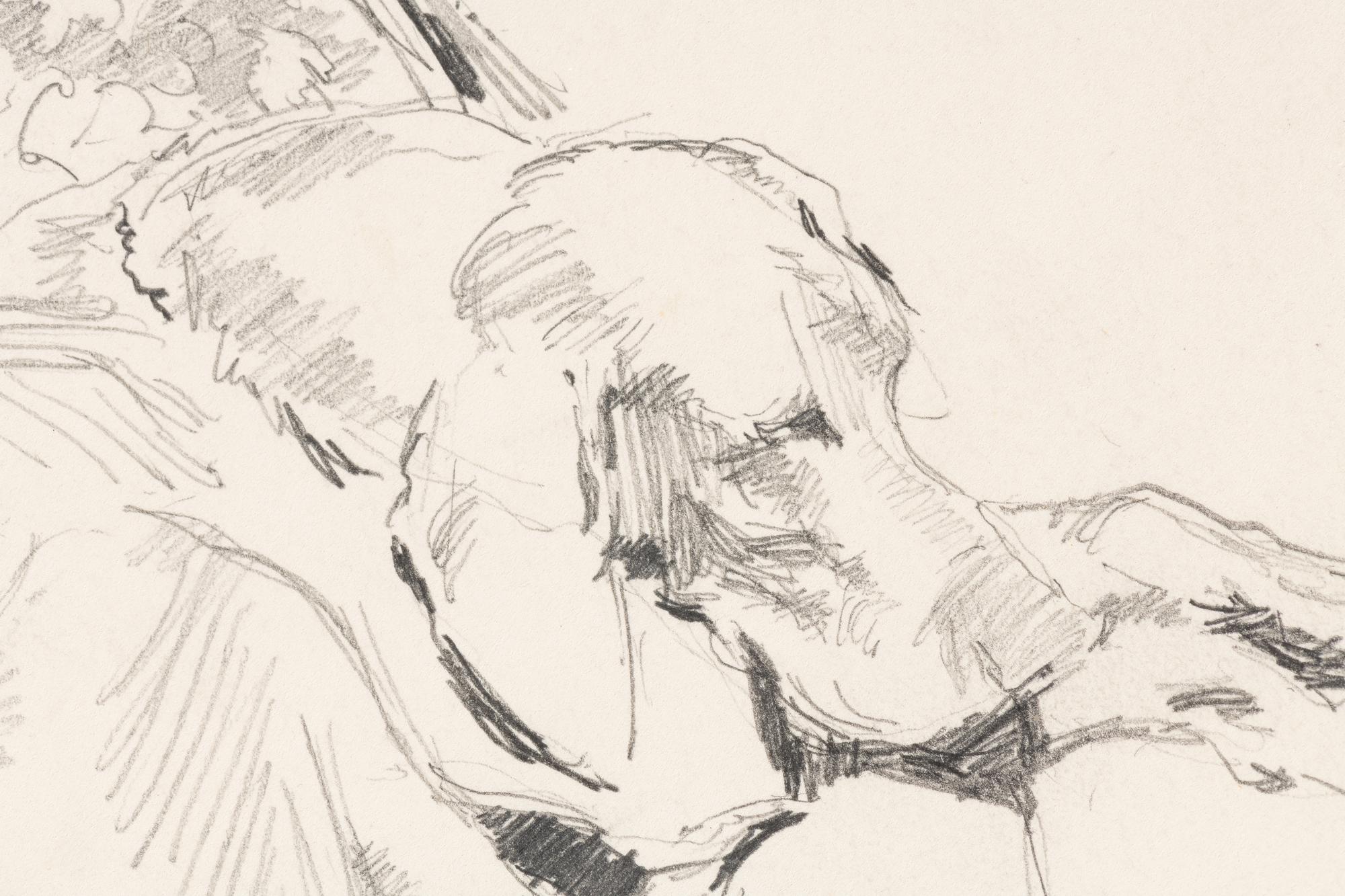 Portrait of E.E. Yore [Portrait of Eeyore from Winnie the Pooh]