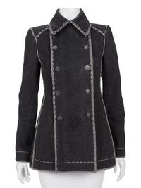 Chanel Denim Double Breasted Jacket, 2000-10s