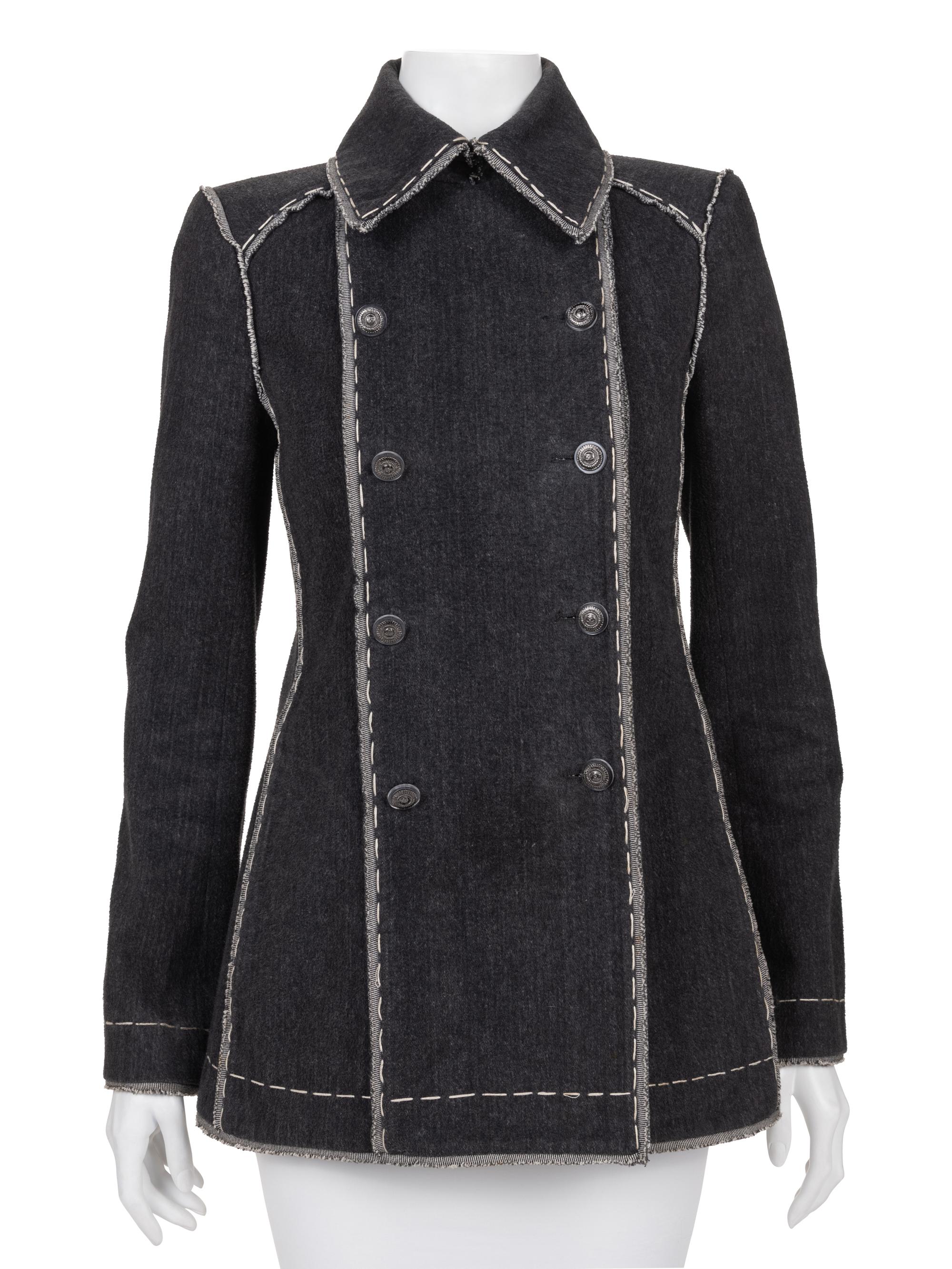 Chanel Denim Double Breasted Jacket, 2000-10s