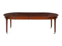 A Mahogany Dining Table and An Associated Set of Eight Mahogany Chairs