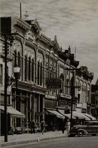Arthur Rothstein (American, 1915-1985) — Main Street (G Avenue), Grundy Center, Iowa, 1939 (printed later)